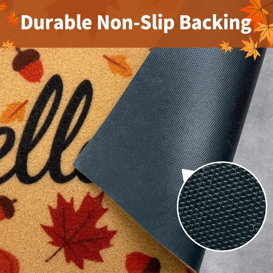 Rubber backing designed to help reduce shifting