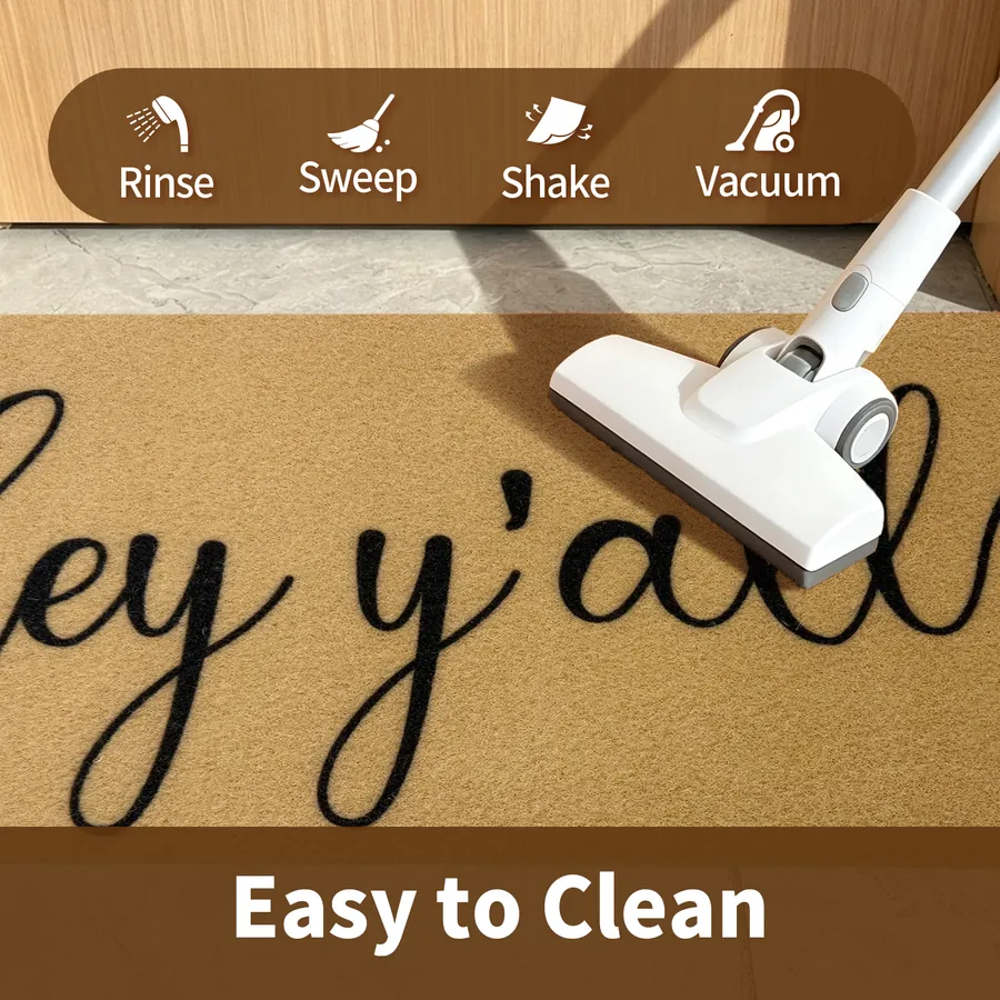 Easy to clean — hose down and air dry