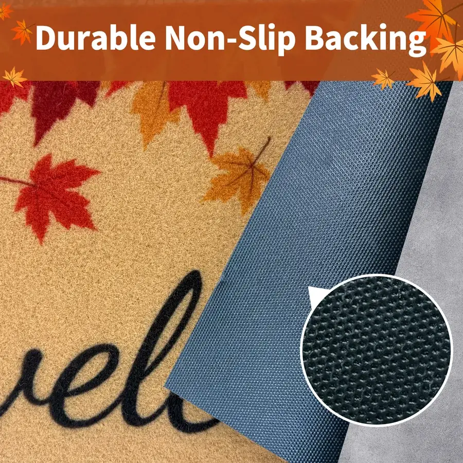 Rubber backing designed to help reduce shifting
